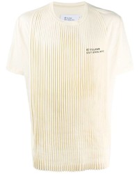 gelbes T-Shirt mit einem Rundhalsausschnitt von Telfar