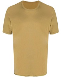 gelbes T-Shirt mit einem Rundhalsausschnitt von VISVIM