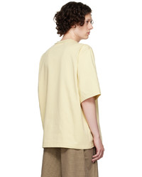 gelbes T-Shirt mit einem Rundhalsausschnitt von Camiel Fortgens