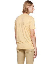 gelbes T-Shirt mit einem Rundhalsausschnitt von Tom Ford