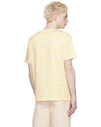 gelbes T-Shirt mit einem Rundhalsausschnitt von A.P.C.