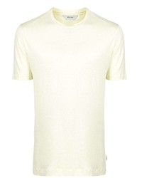 gelbes T-Shirt mit einem Rundhalsausschnitt von Z Zegna