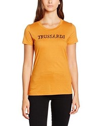 gelbes T-shirt von TRUSSARDI JEANS by Trussardi