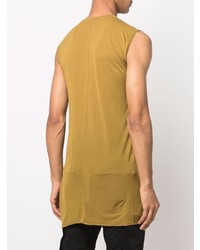 gelbes Trägershirt von Rick Owens