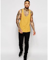 gelbes Trägershirt von Asos