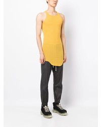 gelbes Trägershirt von Rick Owens