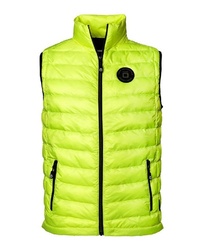 gelbgrüne ärmellose Jacke von CODE-ZERO