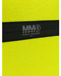 gelbgrüne Clutch von MM6 MAISON MARGIELA