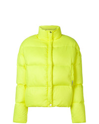 gelbgrüne Daunenjacke von Forte Dei Marmi Couture