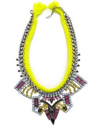gelbgrüne Halskette