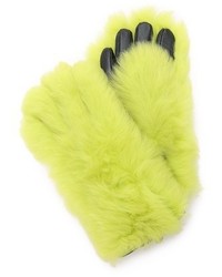 gelbgrüne Handschuhe