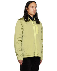 gelbgrüne Harrington-Jacke von Stone Island