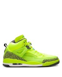 gelbgrüne hohe Sneakers von Jordan