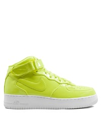 gelbgrüne hohe Sneakers von Nike