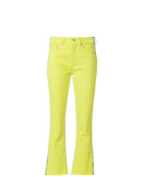 gelbgrüne Jeans von MSGM