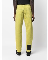 gelbgrüne Jeans von A-Cold-Wall*