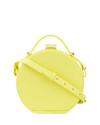 gelbgrüne Leder Umhängetasche von Nico Giani