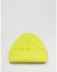 gelbgrüne Mütze von Asos