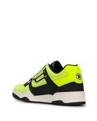 gelbgrüne niedrige Sneakers von Bally