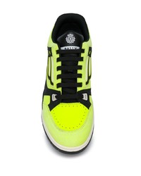 gelbgrüne niedrige Sneakers von Bally