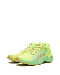 gelbgrüne niedrige Sneakers von adidas