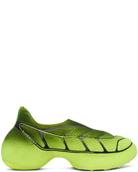 gelbgrüne niedrige Sneakers von Givenchy