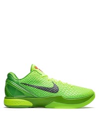 gelbgrüne niedrige Sneakers von Nike