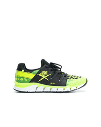 gelbgrüne niedrige Sneakers von Plein Sport