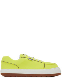 gelbgrüne niedrige Sneakers von Sunnei
