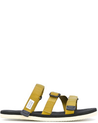 gelbgrüne Sandalen von Suicoke