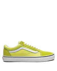 gelbgrüne Segeltuch niedrige Sneakers von Vans