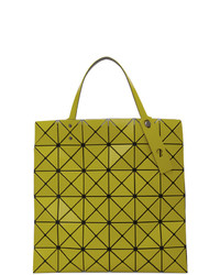 gelbgrüne Shopper Tasche aus Leder von Bao Bao Issey Miyake