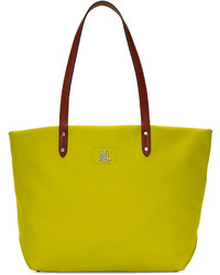 gelbgrüne Shopper Tasche