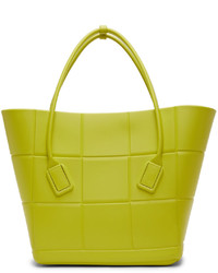 gelbgrüne Shopper Tasche von Bottega Veneta
