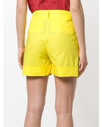 gelbgrüne Shorts von P.A.R.O.S.H.