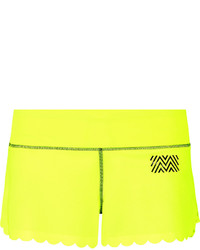 gelbgrüne Shorts von Monreal London