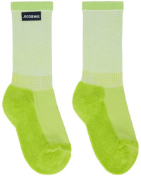gelbgrüne Socken von Jacquemus