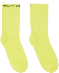 gelbgrüne Socken von 1017 Alyx 9Sm