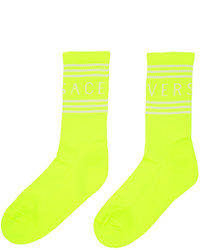 gelbgrüne Socken von Versace
