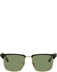 gelbgrüne Sonnenbrille von Tom Ford