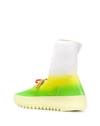 gelbgrüne Sportschuhe von Off-White