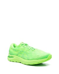 gelbgrüne Sportschuhe von Asics