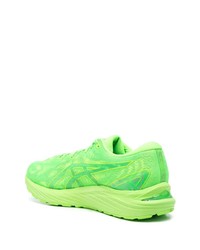 gelbgrüne Sportschuhe von Asics