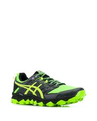 gelbgrüne Sportschuhe von Asics