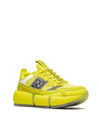 gelbgrüne Sportschuhe von New Balance