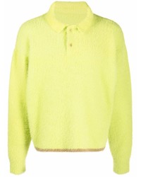 gelbgrüner Polo Pullover von Jacquemus