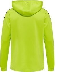 gelbgrüner Pullover mit einem Kapuze von Hummel
