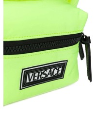gelbgrüner Rucksack von Versace