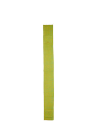 gelbgrüner Strick Schal