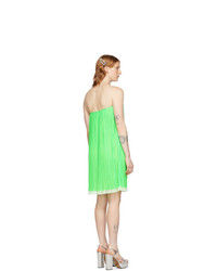 gelbgrünes Camisole-Kleid von Marc Jacobs